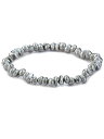 SunKu TN 39 y Tumble Silver Beads Bracelet ^u Vo[r[Y uXbg [ SK-200 ] z[ Ki ]  C Vv jZbNX Y fB[X y  z