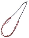 SunKu サンク 39 【 Antique beads necklace three-strand w Silver アンティーク ビーズ ネックレス スリー...
