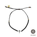 amp japan アンプ ジャパン 【 Narrow Waxed Cord Bracelet Petite Croix ワックス コード クロス ブレスレット...