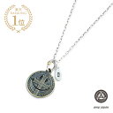 amp japan アンプ ジャパン 【 Smile Necklace [ 11AD-890 ] スマイルネックレス 】[ 正規品 ] ペンダント メダイ コイン チャーム スターリングシルバー オーバルチェーン 小豆 金 銀 真鍮 925 ペア プレゼント ユニセックス メンズ レディース