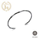 amp japan アンプ ジャパン 【 Hand Stamp Twisted Bangle (Thin) [ 13AJ-381 ] ハンドスタンプ ツイスト バングル 】[ 正規品 ] カフ ブレスレット シルバー シンプル スリム ナロー 細身 ペア プレゼント ユニセックス メンズ レディース 【 送料無料 】