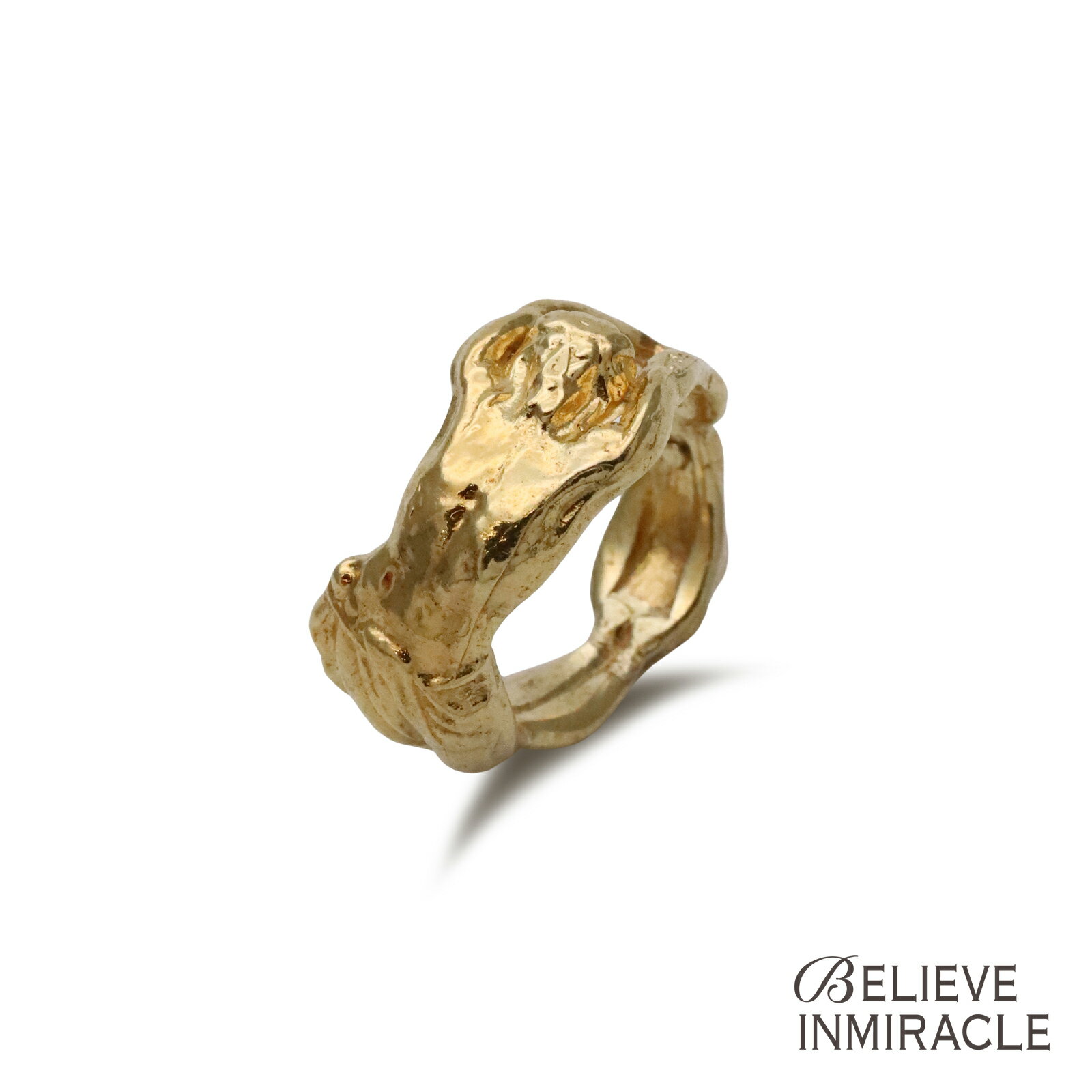 樂天商城 - BELIEVEINMIRACLE ビリーブインミラクル 【 JESUS RING ( K18GP ) ジーザズ リング 】[ 正規品 ] 指輪 キリスト ピンキー シルバー 銀 925 ゴールドカラー 18金コーティング ペア プレゼント ユニセックス メンズ レディース 人気 ブランド おしゃれ 【 送料無料 】