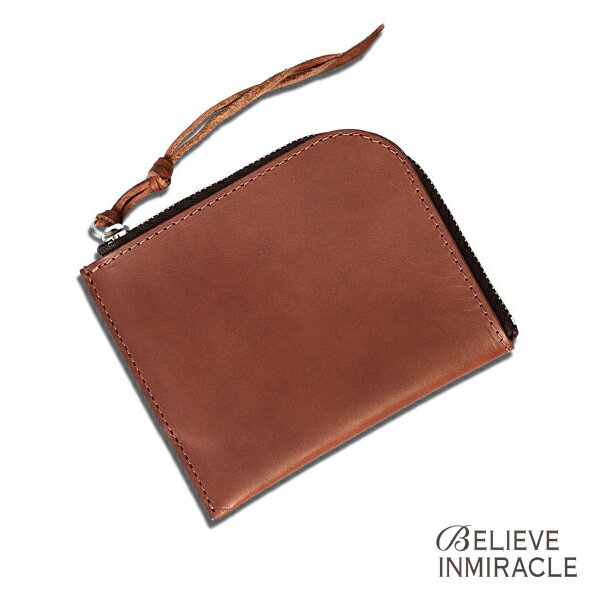 樂天商城 - BELIEVEINMIRACLE ビリーブインミラクル 【 NEW MINI WALLET ミニウォレット ( ブラウン ) 】[ 正規品 ] 財布 イタリア製 本革 レザー お札入れ 小銭入れ コインケース カード入れ 茶 ラウンド型 ペア プレゼント ユニセックス メンズ レディース
