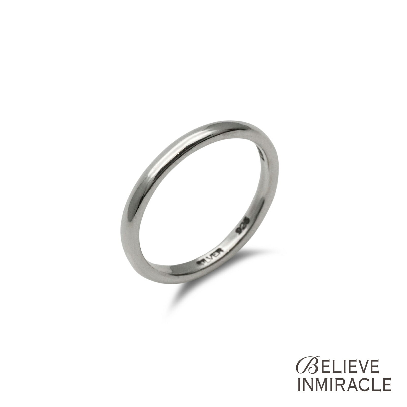 樂天商城 - BELIEVEINMIRACLE ビリーブインミラクル 【 MARU RING 2 リング 】[ 正規品 ] 指輪 シルバー 銀 925 細身 シンプル ピンキー ペア プレゼント ユニセックス メンズ レディース 人気 ブランド おしゃれ