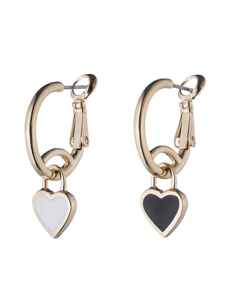 Eddie Borgo エディボルゴ 【 HEART HOOP EARRINGS ハート フープ ピアス 】[ 正規品 ] ラグジュアリー きれいめ 大人 パーティー 耳飾り イヤリング レディース 人気 ブランド おしゃれ 【 送料無料 】