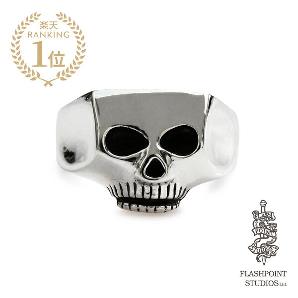 Flash Point フラッシュポイント 【 ジムスカルリング JIM SKULL RING 】 正規品 指輪 ドクロ 骸骨 シルバー 銀 925 人気モデル 着用 愛用 ユニセックス メンズ レディース おしゃれ 【 送料無料 】