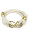 GILES BROTHER ジャイルス アンド ブラザー 【 Solid Rope S Hook Wrap Bracelet Ivory / ソリッド ロープ フック ラップ ブレスレット ( アイボリー ) 】 正規品 腕輪 調節可能 人気 ブランド おしゃれ 【 送料無料 】