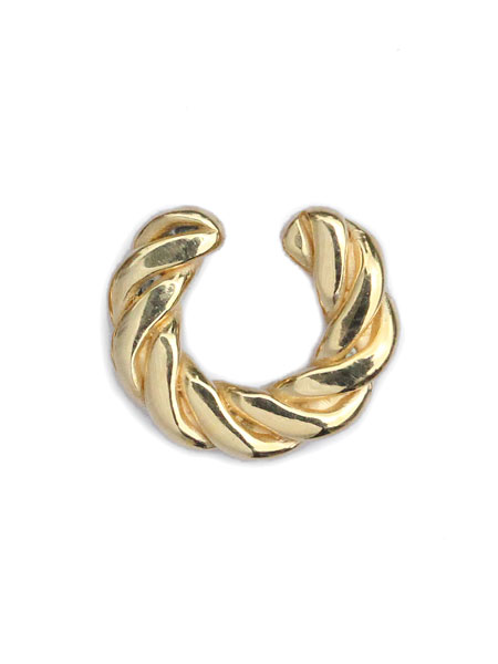 HARIM ハリム 【 press earcuff (SMALL) GP 片耳 [ HRA042CF S GP ] / プレス イヤカフ スモール 】[ 正規品 ] 耳飾り イヤリング ツイスト スペーサー イヤーカフ パーツ 銀 925 愛用 着用 ペア プレゼント ギフト ユニセックス メンズ レディース