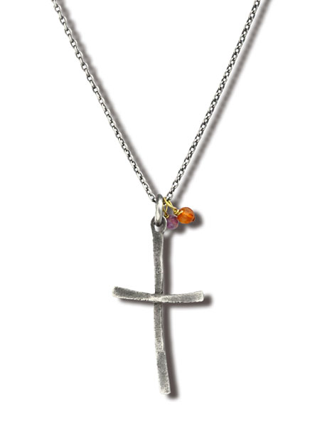 HARIM ハリム 【 FINE CROSS [ HRP093 ] シルバー クロス ネックレス 】[ 正規品 ] ペンダント 銀 925 十字架 天然石 メンズ レディース ユニセックス 人気 ブランド おしゃれ ラッピング シンプル ペア ギフト プレゼント おすすめ 【 送料無料 】