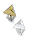 HARIM ハリム 【 TRIANGLE PYRAMID PIERCE ミックストライアングル ピラミッドピアス (2個セット) [ HRA058GP_set ] 】[ 正規品 ] イヤリング イエローゴールド 三角 銀 金 925 ペア プレゼント ユニセックス メンズ レディース 【 送料無料 】