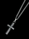 楽天アクセサリー its 12 midnightHARIM ハリム 【 Still Hard 【 CROSS 】 SV Necklace / [ HRP107SV ] 】[ 正規品 ] ペンダント シルバー クロス チェーン 銀 十字架 925 プレゼント ユニセックス メンズ レディース 人気 ブランド おしゃれ ラッピング 普段 使い ペア 【 送料無料 】