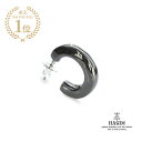 HARIM ハリム 【 Good Pierce M (Black Titanium coating) / [ HRA049TB ] 】[ 正規品 ] ピアス イヤリング シルバー ブラック チタン ペア プレゼント ギフト ユニセックス メンズ レディース 片耳 人気 ブランド おしゃれ