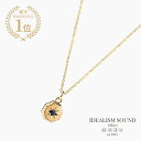 IDEALISM SOUND イデアリズムサウンド 【 K10 YELLOW GOLD ストーンネックレス (Sapphire) [ NO.14009 ] 】[ 正規品 ] ペンダント イエローゴールド サファイア ルビー チェーン 金 宝石 プレゼント ユニセックス メンズ レディース 【 送料無料 】