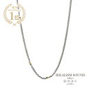 IDEALISM SOUND イデアリズムサウンド 【 KIHEI CHAIN with 10KYG Beads S19055 / 喜平チェーン ネックレス K10イエローゴールドビーズ 】 正規品 ネックレス ネックレスチェーン チェーンのみ シンプル シルバー 925 銀 金 人気 ブランド おしゃれ