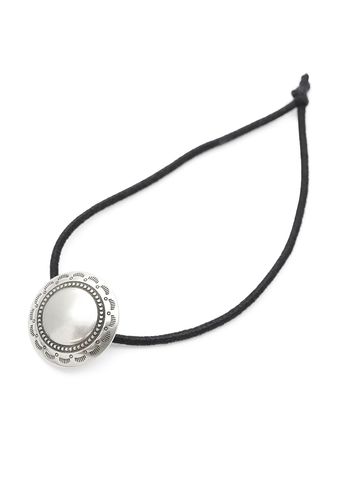 インディアンジュエリー 【 Circle Concho Hair Elastic Bracelet / サークル コンチョ ヘアゴム ブレスレット 】[ 正規品...