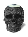 Lee Downey リーダウニー Floral Carved Billiard Ball Skull - #8 / スカル ビリヤードボール ドクロ メンズ ...