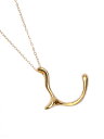 Celia de Flers セリー デ フレール 【 SMALL WISHBONE pendant in 18kt gold plated / ウィッシュボーン ネックレス 】[ 正規品 ] ペンダント 幸運 ゴールド メンズ レディース ユニセックス 人気 ブランド おしゃれ ギフト プレゼント 【 送料無料 】