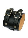 gbb custom leather / gbb カスタム レザー 【 JD Cuff Bracelet JD カフ ブレスレット ( ブラック ) 】[ 正規品 ] レザー 革 黒 ブレス バックル ベルト メンズ レディース 【 送料無料 】