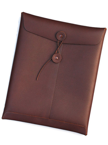 gbb custom leather / gbb カスタム レザー 【 Leather iPad Case (Chocolate) アイパッド ケース 】[ 正規品 ] レザー 革 チョコレートブラウン メンズ レディース 【 送料無料 】