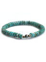 SunKu サンク 39 【 Heish Turquise Bracelet / SK-049 】 正規品 ターコイズブレスレット シルバー ブラス ゴールド ホワイトシェル 真鍮 白 金 貝殻 天然石 宝石 メンズ レディース ペア プレゼント 人気 ブランド おしゃれ