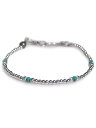 SunKu サンク 39 【 Small Beads Bracelet (Turquoise) / [ SK-119 ] 】[ 正規品 ] スモールビーズブレスレット シルバー ターコイズ グリーン 緑 銀 天然石 宝石 メンズ レディース 【 送料無料 】