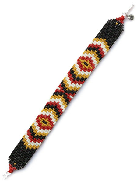 SunKu サンク 39 【 Beads Braid Bracelet (RAG) / [ SK-174-RAG ] 】[ 正規品 ] ビーズブレスレット シルバー ホワイト レッド イエロー ブラック 銀 白 赤 黄色 黒 天然石 宝石 メンズ レディース