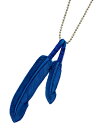 ROOSTERKING & CO. [X^[LO&Jpj[ y Leather Feather necklace (Blue) U[tFU[lbNX u[ z[ Ki ] y_g fBAXL CfBA S[h {[`F[ v R  ^J Y fB[X y  z