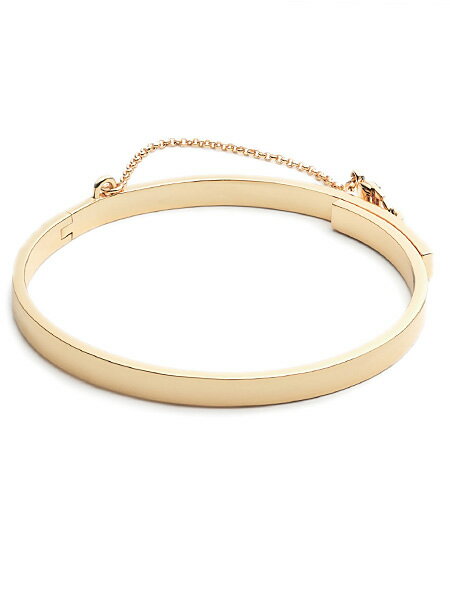 ゴールドのブレスレット（レディース） Eddie Borgo エディボルゴ 【 EXTRA THIN SAFETY CHAIN BRACELET (GOLD) チェーン ブレスレット 】[ 正規品 ] バングル ゴールド 細身 きれいめ大人アクセサリー パーティー プレゼント 金 レディース 【 送料無料 】