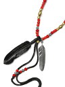 ROOSTERKING CO. ルースターキング カンパニー 【 ※it 039 s12midnight Limited LYNCH × ROOSTERKING W FEATHER NECKLACE リンチシルバースミス フェザーネックレス 】 正規品 ペンダント 銀 金 メンズ レディース 【 送料無料 】