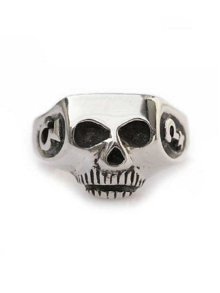 Flash Point フラッシュポイント 【 JIM SKULL RING JOHNNY DEPP PLAIN TYPE ジョニーデッププレーンタイプ ジムスカルリング 】 指輪 ドクロ 骸骨 シルバー 銀 925 着用 愛用 人気 シンプル ユニセックス メンズ レディース 【 送料無料 】