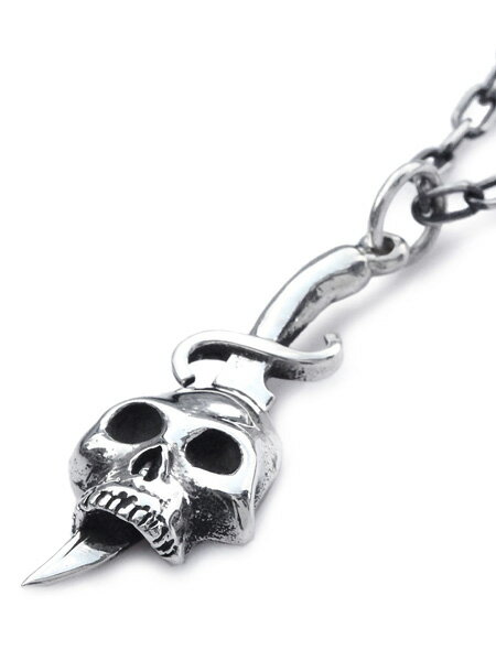Flash Point フラッシュポイント 【 SKULL DAGGER NECKLACE スカルダガーネックレス 】 ペンダント チェーン ドクロ ナイフ 骸骨 剣 シルバー 銀 925 長さ調節可能 ユニセックス メンズ レディース 【 送料無料 】の商品画像 2