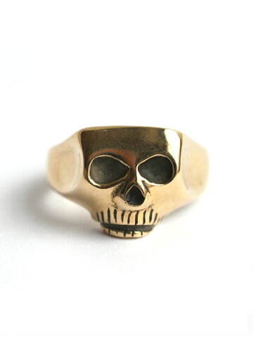 【※ポイント5倍※】Flash Point(フラッシュポイント)18K GOLD JIM SKULL RING ゴールドジムスカルリング / 指輪 ドクロ 骸骨 イエローゴールド 金 ユニセックス メンズ レディース【送料無料】