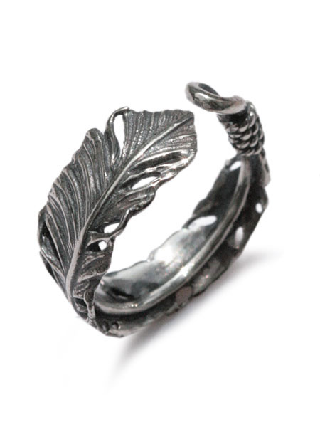 樂天商城 - Garden of Eden ガーデン オブ エデン 【 Feather Ring [ ED-15NS-R03s ] フェザーリング 】[ 正規品 ] シルバー フリーサイズ 銀 羽根 925 ピンキー 調節可能 ペア ユニセックス メンズ レディース 人気 ブランド おしゃれ 【 送料無料 】