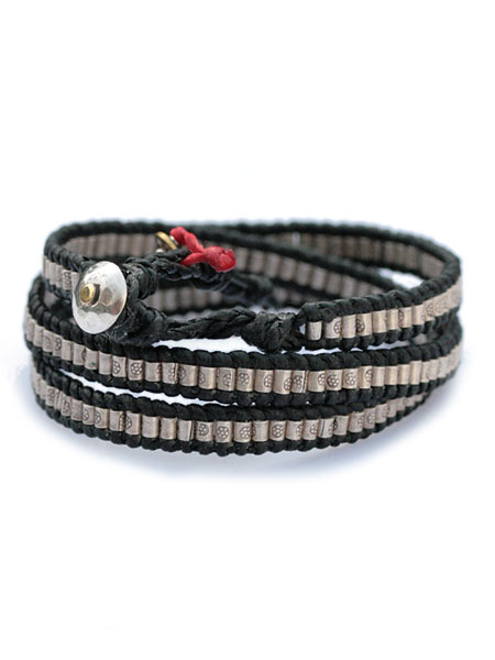 ON THE SUNNY SIDE OF THE STREET オン ザ サニー サイド オブ ザ ストリート 【 シルバービーズ 3ラップ ブレスレット ( ...