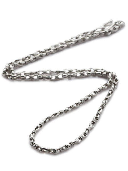 ACE by morizane エースバイモリザネ 【 wrapped link chain necklace ラップドリンクチェーンネックレス 】[ 正規品 ] ロング シンプル ブリタニアシルバー 銀 950 ユニセックス ペア ギフト プレゼント ユニセックス メンズ レディース 【 送料無料 】