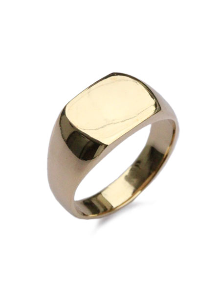 ACE by morizane エースバイモリザネ 【 mans ring 18k gold plated マンズリング ゴールドプレート 】[ 正規品 ] 指輪 スクエア シンプル 上品 金 印台 シルバー ペア ギフト プレゼント ユニセックス メンズ レディース 【 送料無料 】