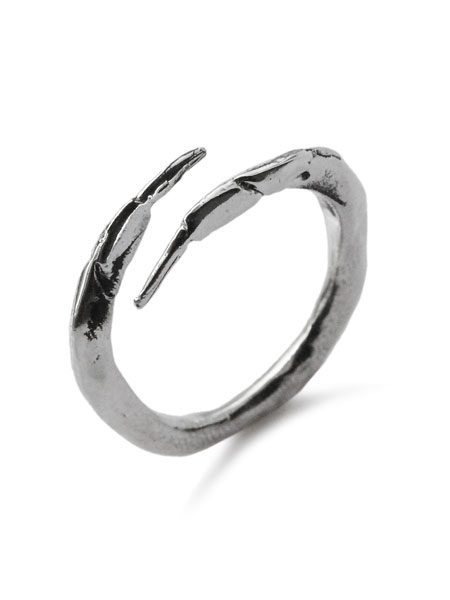 Silverella С  SILVER CRAB CLAW RING / С    [  ] ...