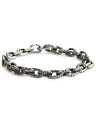 M.Cohen ブレスレット メンズ M.Cohen エムコーエン 【 SILVER CARVED LINK BRACELET [ B-101103-SLV-SLV ] / シルバー カーブド リンク ブレスレット 】[ 正規品 ] シルバー925 プレゼント 【 送料無料 】