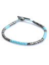 M.Cohen ブレスレット メンズ M.Cohen エムコーエン 【 sterling silver with light blue beads スターリングシルバー ウィズ ライトブルービーズ [ B-103732-SLV-LTBLU ] 】[ 正規品 ] ブレスレット 腕輪 水色 925 プレゼント ギフト ユニセックス メンズ レディース 【 送料無料 】