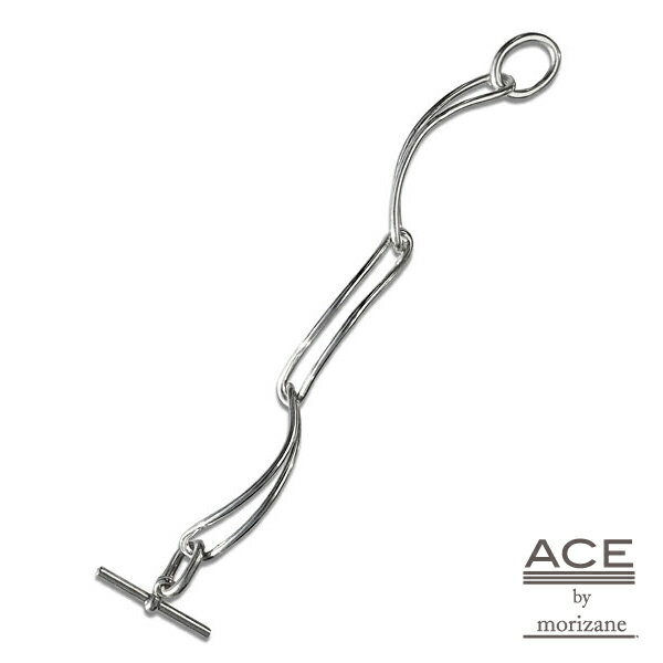 ACE by morizane エースバイモリザネ 【 curve link chain bracelet / カーブ リンク チェーン ブレスレット [ AG...