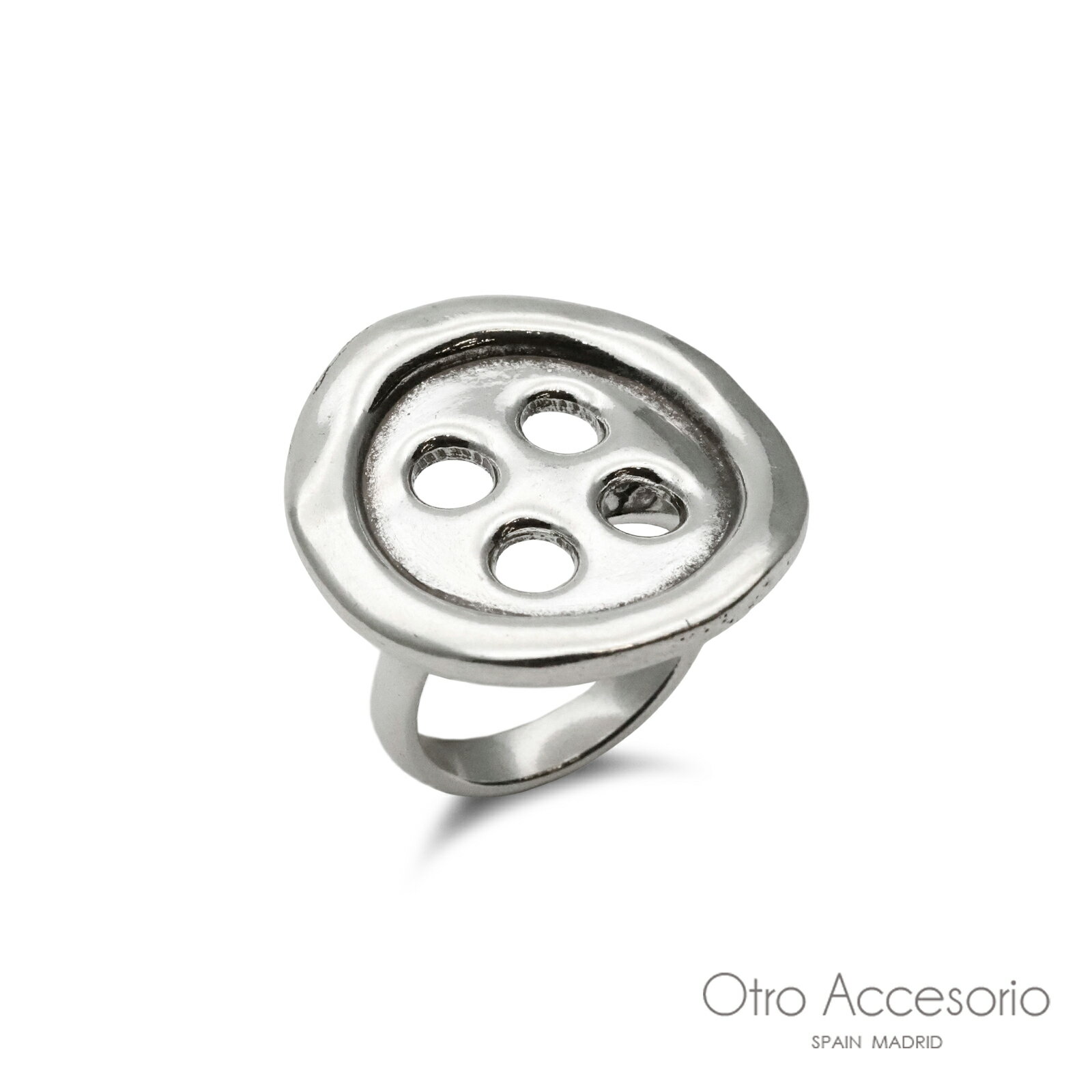 Otro Accesorio オトロ アクセソリオ 【 Button Ring ボタン リング 】[ 正規品 ] 指輪 シルバーカラー..