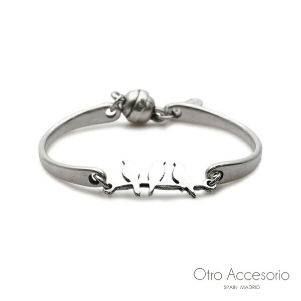 ブレスレット レディース（5000円程度） Otro Accesorio オトロ アクセソリオ 【 Double Cuff Bird Bracelet / ダブル カフ バード ブレスレット 】[ 正規品 ] プレゼント ギフト レディース ペア カップル つけっぱなし 人気 定番 ブランド おしゃれ 細身 鳥 小鳥 アニマル 動物 かわいい