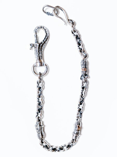 PEANUTS&CO. ピーナッツカンパニー 【 3 PEANUTS WALLET CHAIN ( silver ) / 3ピーナッツ ウォレットチェーン ( シルバー )】[ 正規品 ] キーホルダー キーリング 銀 ペア プレゼント ギフト ユニセックス メンズ レディース 人気 ブランド 【 送料無料 】