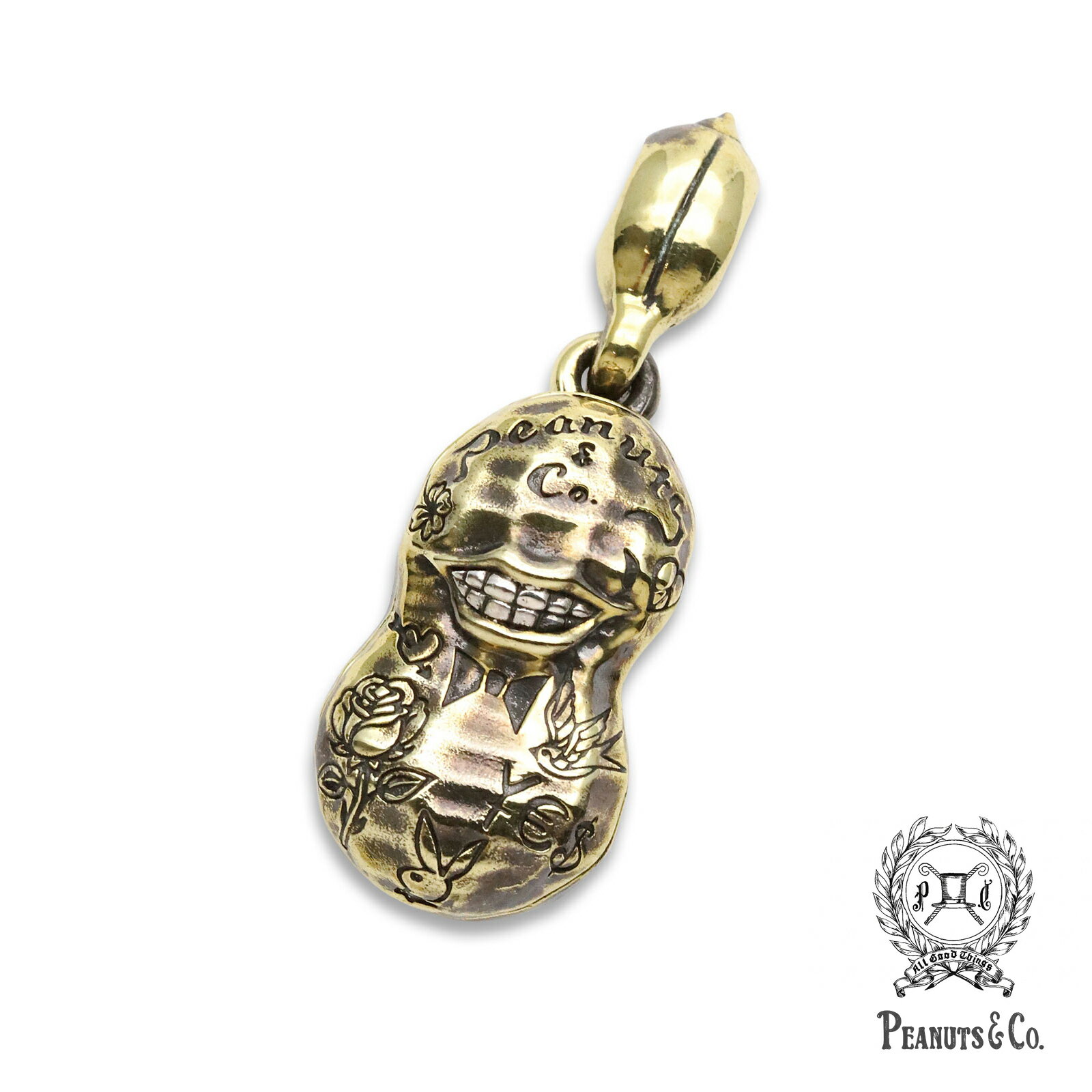 PEANUTS&CO. ピーナッツカンパニー 【 NORMAL TATTOO PEANUTS ( slide ) Brass × Silver M Size タ...