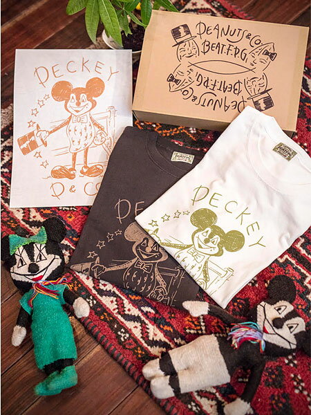 PEANUTS&CO. ピーナッツカンパニー 【 PECKEYMOUSE T-SHIRT (BLACK) / Tシャツ (ブラック) 】[ 正規品 ] 数量限定品 DIRTYJOKE&CO. コラボ Wネーム プレゼント ユニセックス メンズ レディース