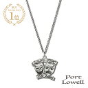 楽天アクセサリー its 12 midnightPort Lowell ポート ローウェル 【 Two Face Necklace / 2 フェイス ネックレス 】[ 正規品 ] シルバー ペンダント 人気 ブランド おしゃれ プレゼント メンズ レディース ユニセックス マスク 顔 仮面 タトゥー 銀製 925 【 送料無料 】