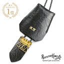 ROOSTERKING & CO. ルースターキング&カンパニー 【 Keyholder Necklace キーホルダー ネックレス (Black) 】[ 正規品 ] クロシェット ブラック キーケース レザー 革 プレゼント ギフト 【 送料無料 】