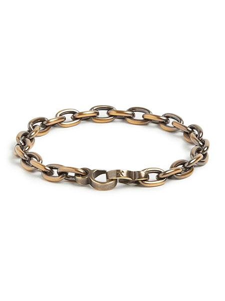 STUDEBAKER METALS スチュードベーカーメタル 【 BRUMMEL BRACELET ( AMERICAN BRASS / WORK PATINA ) / ブレスレット 】[ 正規品 ] チェーンブレスレット ヴィンテージ仕上げ 真鍮 プレゼント メンズ レディース ユニセックス 人気 ブランド おしゃれ 【 送料無料 】
