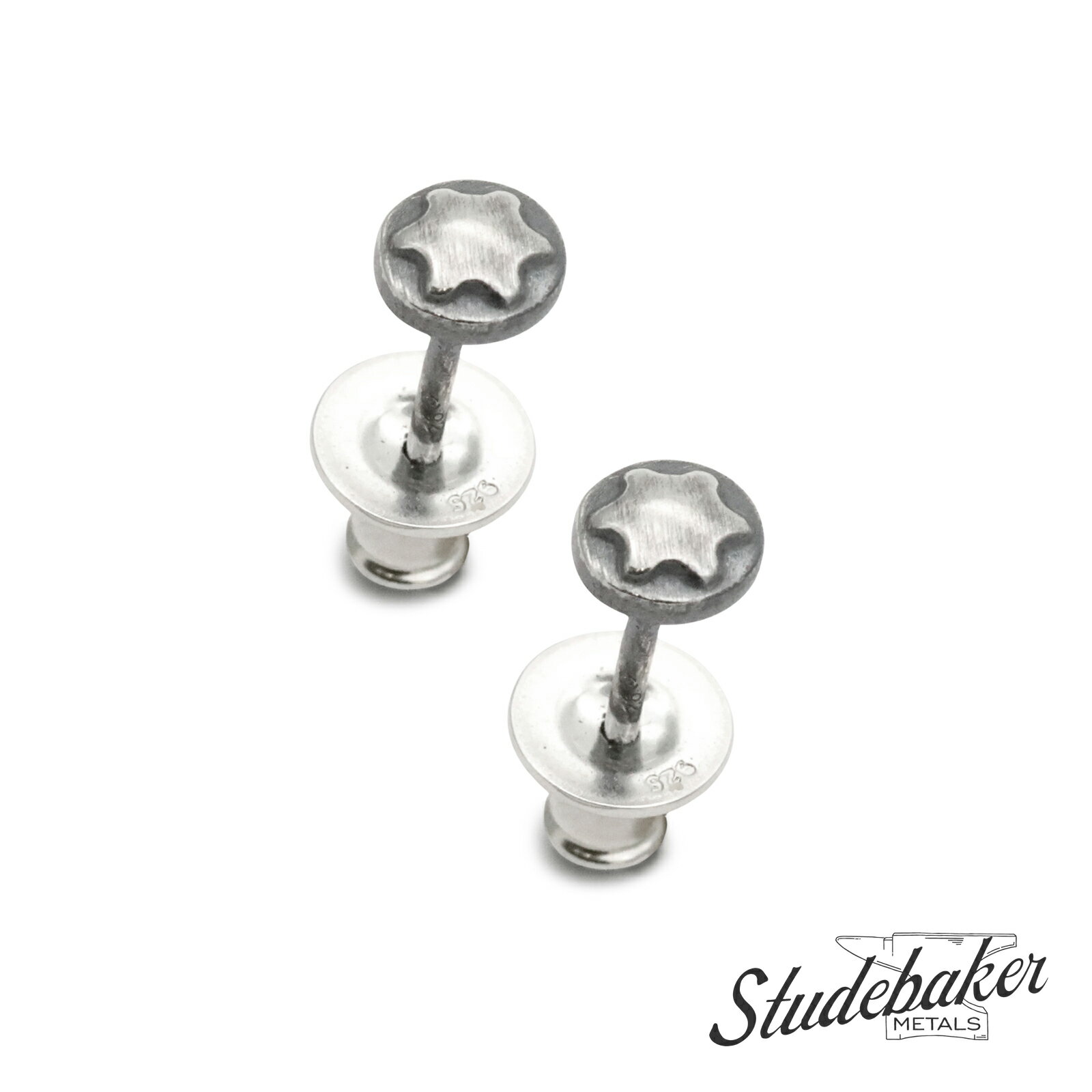 STUDEBAKER METALS スチュードベーカーメタル 【 Drive Studs / ピアス 】[ 正規品 ] シルバーピアス スタッド式ピアス 両耳用 キャッチ式 スター 星 ドライブスタッズ プレゼント ユニセックス メンズ レディース 人気 ブランド おしゃれ シンプル 【 送料無料 】