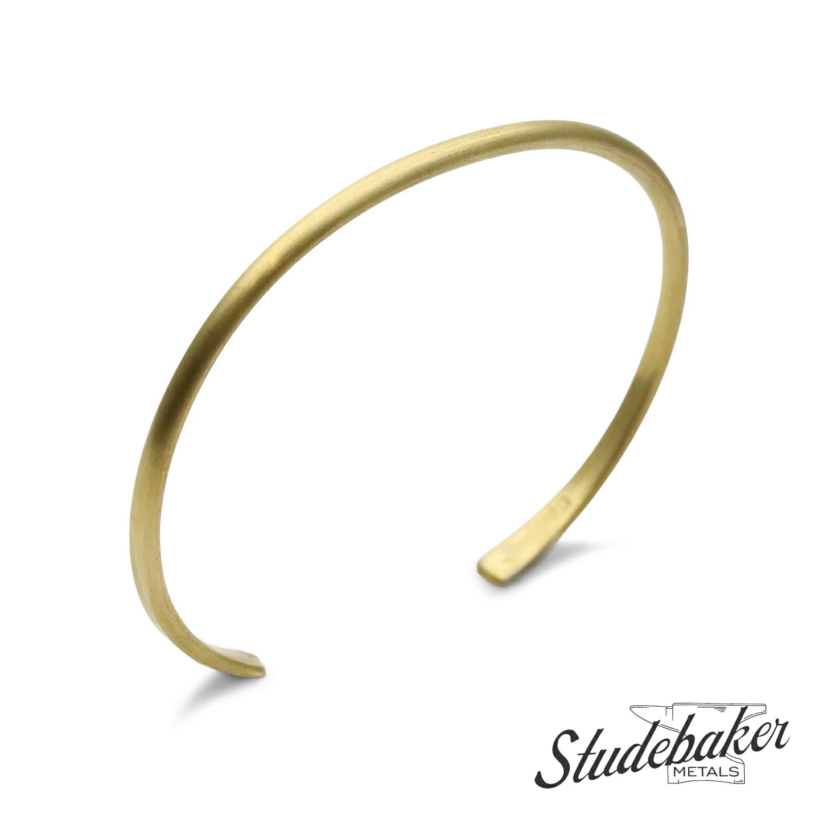 STUDEBAKER METALS スチュードベーカーメタル 【 Fineline CHAMPION CUFF ( American Brass / Brush...